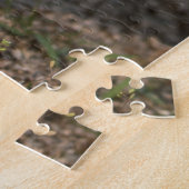 Niedlicher brauner Spitz Welpenhund Puzzle (Seite)