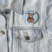 Niedlicher brauner Teddybär Button (Beispiel)