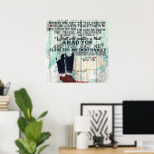Niedlicher Brief an Ehemann | Cooles Geschenk | Poster (Heimbüro)