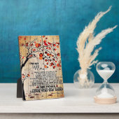 Niedlicher Brief an Ehemann | Liebliches Geschenk  Fotoplatte (Seite)