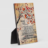 Niedlicher Brief an Ehemann | Liebliches Geschenk  Fotoplatte (Seite)