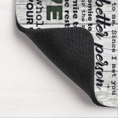 Niedlicher Brief an Ehemann | Liebliches Geschenk  Mousepad (Ecke)