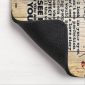 Niedlicher Brief an Ehemann | Liebliches Geschenk  Mousepad (Ecke)
