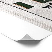 Niedlicher Brief an Ehemann | Liebliches Geschenk  Poster (Ecke)