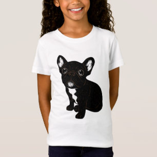Niedlicher Brindle Frenchie Welpe T-Shirt
