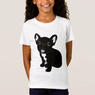 Niedlicher Brindle Frenchie Welpe T-Shirt