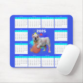 Niedlicher britischer Bulldogkalender Mousepad (Mit Mouse)
