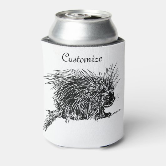 Niedlicher britischer Igel Thunder_Cove Dosenkühler (Kanne Rückseite)