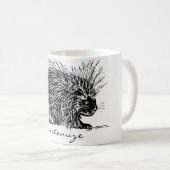 Niedlicher britischer Igel Thunder_Cove Kaffeetasse (VorderseiteRechts)