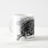 Niedlicher britischer Igel Thunder_Cove Kaffeetasse (Vorderseite Links)