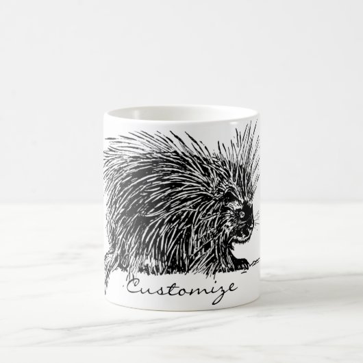 Niedlicher britischer Igel Thunder_Cove Kaffeetasse (Mittel)
