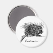 Niedlicher britischer Igel Thunder_Cove Magnet (Vorderseite/Rückseite)
