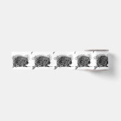 Niedlicher britischer Igel Thunder_Cove Satinband (Vorderseite)