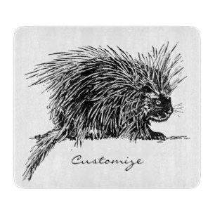 Niedlicher britischer Igel Thunder_Cove Schneidebrett