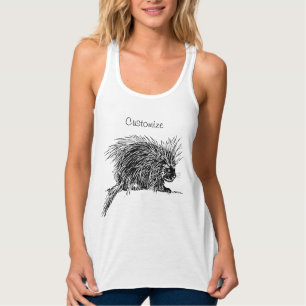 Niedlicher, britischer Igel-Thunder_Cove-Tank Tank Top