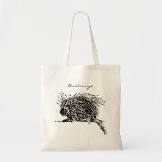 Niedlicher britischer Igel Thunder_Cove Tragetasche (Vorne)