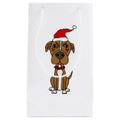 Niedlicher Brown-Grubenstier im Kleine Geschenktüte (Vorderseite)