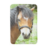NIEDLICHER BROWN PONY BADEMATTE (Vorderseite Vertikal)