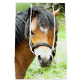 NIEDLICHER BROWN PONY MITTLERE GESCHENKTÜTE (Rückseite)