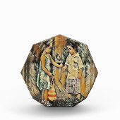 Niedlicher Bruder und Schwester Fotoblock (Vorderseite)