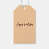 Niedlicher Brunnenkuu Geschenkanhänger (Rückseite)