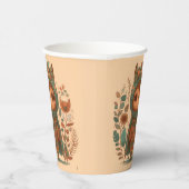 Niedlicher Brunnenkuu Pappbecher (Rechts)