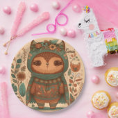 Niedlicher Brunnenkuu Pappteller (Party)