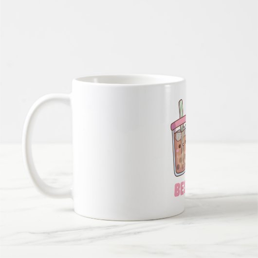 Niedlicher Bubble Tee Bes Teas Besties Kaffeetasse (Links)