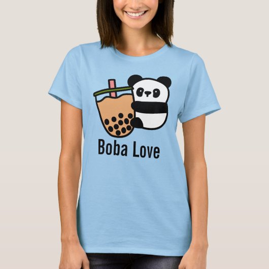 Niedlicher Bubble Tee & Panda Bär (Vorderseite)