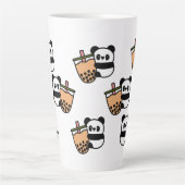 Niedlicher Bubble Tee & Panda Bär Milchtasse (Vorderseite)