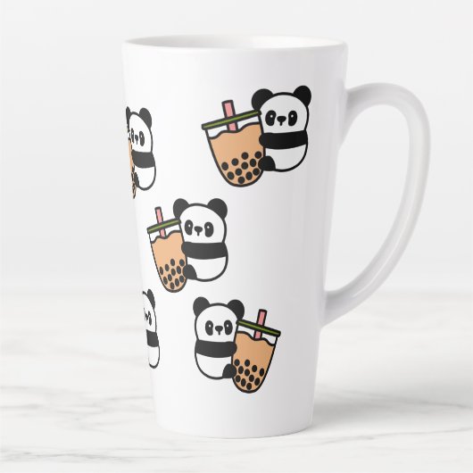 Niedlicher Bubble Tee & Panda Bär Milchtasse (Rechts)