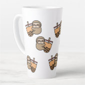 Niedlicher Bubble Tee & Sloth Milchtasse (Linke Ecke)