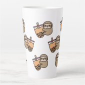 Niedlicher Bubble Tee & Sloth Milchtasse (Vorderseite)