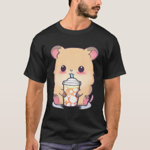 Niedlicher Bubble Teehammer - Kawaii Hamster Blase T-Shirt