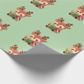 Niedlicher Buchhalter Geschenkpapier (Ecke)