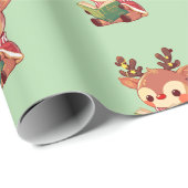 Niedlicher Buchhalter Geschenkpapier (Rolleneckpunkt)