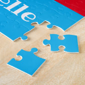 Niedlicher Buchstabe D Kinder Foto und Name Puzzle (Seite)