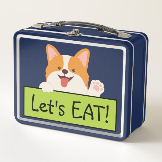 Niedlicher Buddy School Buddy Personalisiert Metall Brotdose (Vorderseite)