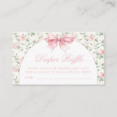 Niedlicher Bugblütenmädchen-Duschdieger Begleitkarte (Vorderseite)