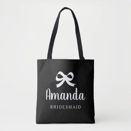 Niedlicher Bugknot Bräuner Schultertaschen Tasche (Vorderseite)