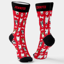 Niedlicher Bull Terrier Welpenmuster Hund Lover