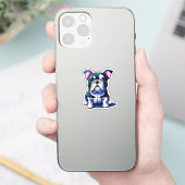 Niedlicher Bulldog Aufkleber (Telefon)