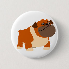 Niedlicher Bulldog Button