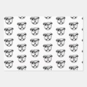 Niedlicher Bulldog Geschenkpapier Set (Vorderseite 3)