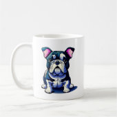 Niedlicher Bulldog Kaffeetasse (Links)