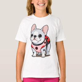 Niedlicher Bulldog Ladybug T-Shirt