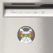 Niedlicher Bulldog Magnet (In Situ (Geschirrspüler))