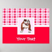 Niedlicher Bulldog Poster (Vorne)