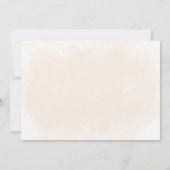 Niedlicher Bulldog Pup Blue Ballons Baby Dusche Einladung (Rückseite)