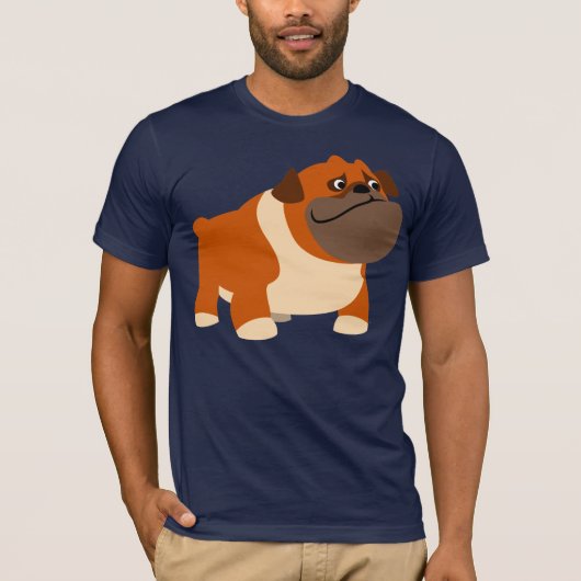 Niedlicher Bulldog-T - Shirt (Vorderseite)